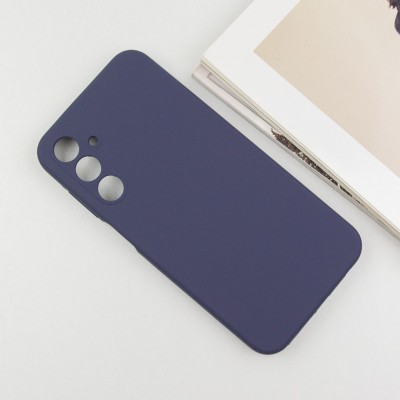 Чохол Silicone Cover Lakshmi Full Camera (AAA) для Samsung Galaxy A56 5G Темно-синій / Midnight blue
