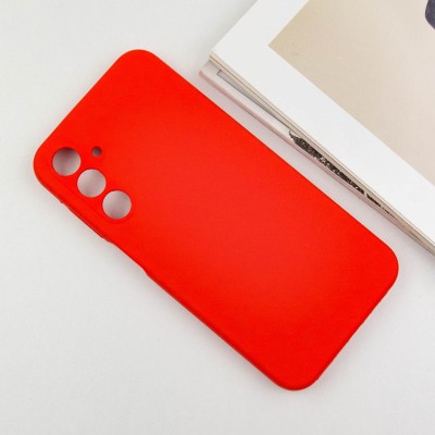Чохол Silicone Cover Lakshmi Full Camera (AAA) для Samsung Galaxy A56 5G Червоний / Red Чохол Silicone Cover Lakshmi Full Camera (AAA) для Samsung Galaxy A56 5G Червоний / Red