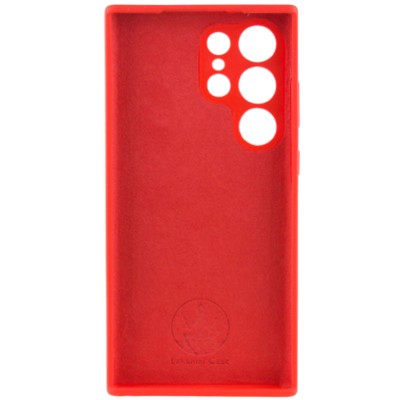 Чохол Silicone Cover Lakshmi Full Camera (AAA) для Samsung Galaxy S23 Ultra Червоний / Red