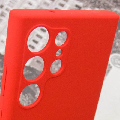 Чохол Silicone Cover Lakshmi Full Camera (AAA) для Samsung Galaxy S23 Ultra Червоний / Red