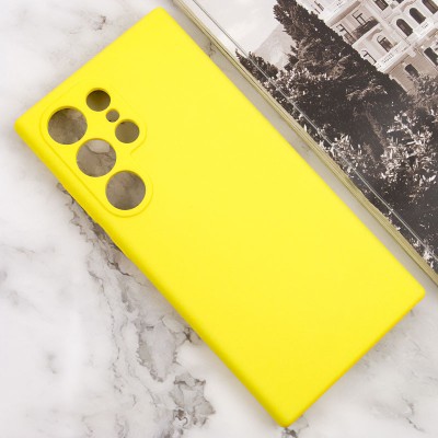 Чохол Silicone Cover Lakshmi Full Camera (AAA) для Samsung Galaxy S24 Ultra Жовтий / Yellow Чохол Silicone Cover Lakshmi Full Camera (AAA) для Samsung Galaxy S24 Ultra Жовтий / Yellow