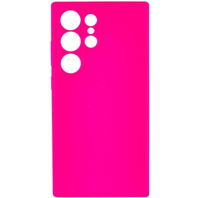 Чохол Silicone Cover Lakshmi Full Camera (AAA) для Samsung Galaxy S25 Ultra Рожевий / Barbie pink