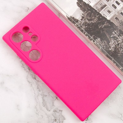 Чохол Silicone Cover Lakshmi Full Camera (AAA) для Samsung Galaxy S25 Ultra Рожевий / Barbie pink