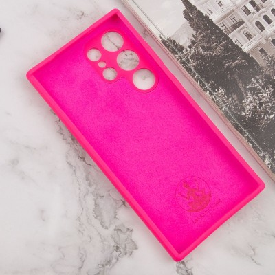 Чохол Silicone Cover Lakshmi Full Camera (AAA) для Samsung Galaxy S25 Ultra Рожевий / Barbie pink