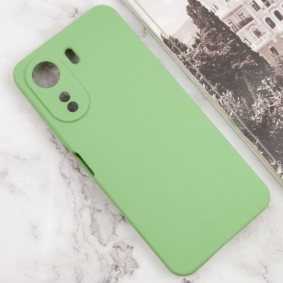 Чохол Silicone Cover Lakshmi Full Camera (AAA) для Xiaomi Redmi 13C / Poco C65 М'ятний / Mint Чохол Silicone Cover Lakshmi Full Camera (AAA) для Xiaomi Redmi 13C / Poco C65 М'ятний / Mint
