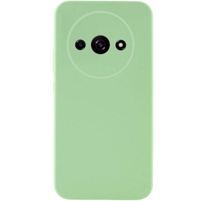 Чохол Silicone Cover Lakshmi Full Camera (AAA) для Xiaomi Redmi A3 М'ятний / Mint Чохол Silicone Cover Lakshmi Full Camera (AAA) для Xiaomi Redmi A3 М'ятний / Mint