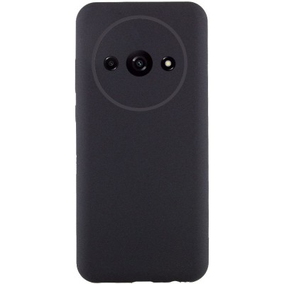 Чохол Silicone Cover Lakshmi Full Camera (AAA) для Xiaomi Redmi A3 Чорний / Black