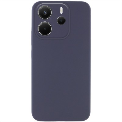 Чохол Silicone Cover Lakshmi Full Camera (AAA) для Xiaomi Redmi Note 14 4G (Int. version) Сірий / Dark Gray