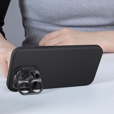 Чохол Silicone Nillkin LensWing Magnetic для Apple iPhone 14 Pro (6.1") Чорний / Black