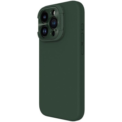 Чохол Silicone Nillkin LensWing Magnetic для Apple iPhone 15 Pro (6.1") Зелений / Green Чохол Silicone Nillkin LensWing Magnetic для Apple iPhone 15 Pro (6.1") Зелений / Green