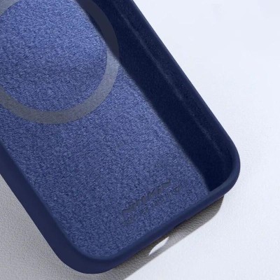 Чохол Silicone Nillkin LensWing Magnetic для Apple iPhone 15 Pro (6.1") Синій / Blue Чохол Silicone Nillkin LensWing Magnetic для Apple iPhone 15 Pro (6.1") Синій / Blue