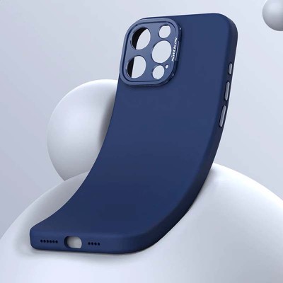 Чохол Silicone Nillkin LensWing Prop Magnetic для Apple iPhone 16 Pro (6.3") Синій / Blue Чохол Silicone Nillkin LensWing Prop Magnetic для Apple iPhone 16 Pro (6.3") Синій / Blue