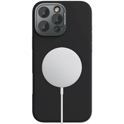 Чохол Silicone Nillkin LensWing Prop Magnetic для Apple iPhone 16 Pro (6.3") Чорний / Black Чохол Silicone Nillkin LensWing Prop Magnetic для Apple iPhone 16 Pro (6.3") Чорний / Black