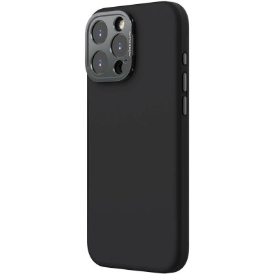Чохол Silicone Nillkin LensWing Prop Magnetic для Apple iPhone 16 Pro (6.3") Чорний / Black Чохол Silicone Nillkin LensWing Prop Magnetic для Apple iPhone 16 Pro (6.3") Чорний / Black