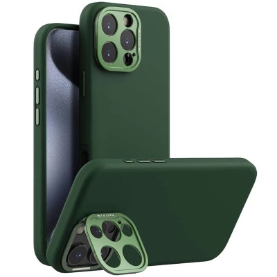 Чохол Silicone Nillkin LensWing Prop Magnetic для Apple iPhone 16 Pro Max (6.9") Зелений / Green Чохол Silicone Nillkin LensWing Prop Magnetic для Apple iPhone 16 Pro Max (6.9") Зелений / Green