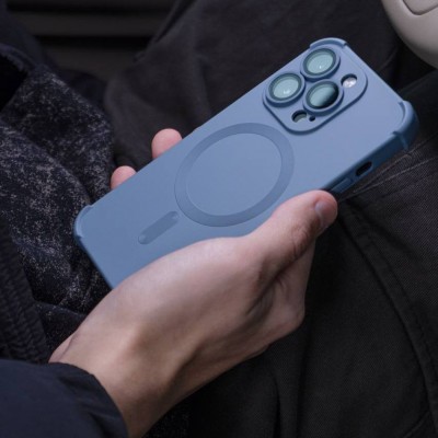 Чохол Silk Touch Case with Magnetic Ring iPhone 14 blue