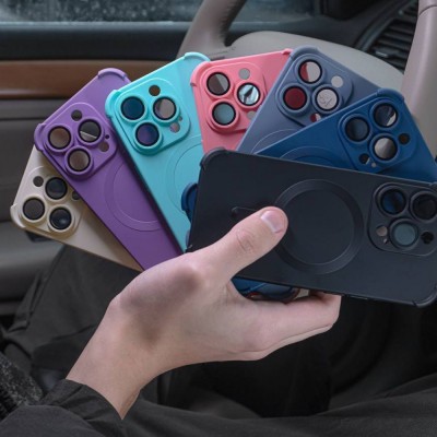 Чохол Silk Touch Case with Magnetic Ring iPhone 14 purple