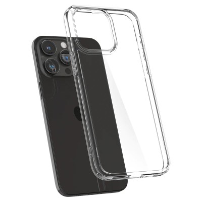 Чохол Spigen для iPhone 15 Pro Max, Ultra Hybrid, Crystal Clear (ACS06565)