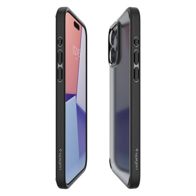 Чохол Spigen для iPhone 15 Pro Max, Ultra Hybrid, Frost Black (ACS06568) Чохол Spigen для iPhone 15 Pro Max, Ultra Hybrid, Frost Black (ACS06568)