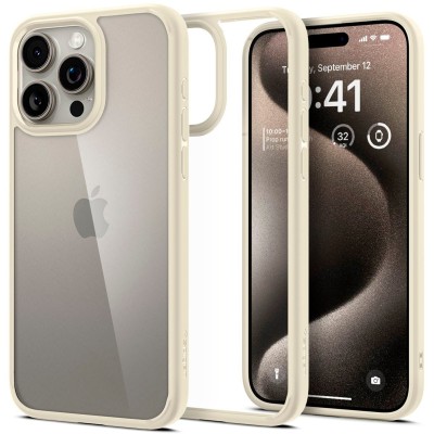 Чохол Spigen для iPhone 15 Pro Max, Ultra Hybrid, Mute Beige (ACS06571)