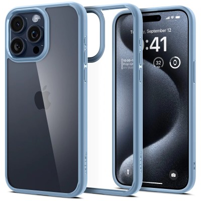 Чохол Spigen для iPhone 15 Pro Max, Ultra Hybrid, Sierra Blue (ACS06572)