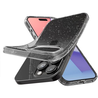 Чохол Spigen для iPhone 15 Pro, Liquid Crystal Glitter, Crystal Quartz (ACS06701)