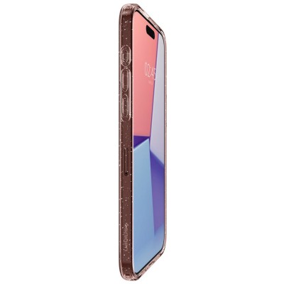 Чохол Spigen для iPhone 15 Pro, Liquid Crystal Glitter, Rose Quartz (ACS06702)