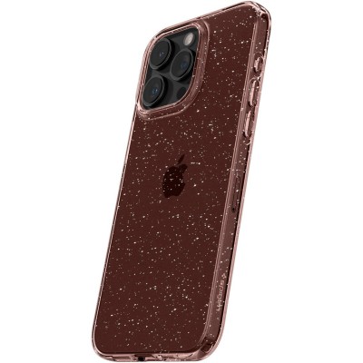 Чохол Spigen для iPhone 15 Pro, Liquid Crystal Glitter, Rose Quartz (ACS06702)
