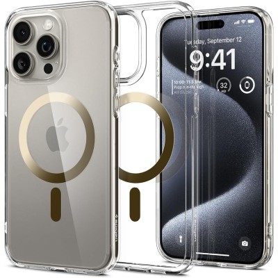 Чохол Spigen для iPhone 15 Pro, Ultra Hybrid MagFit, Gold (ACS06718)