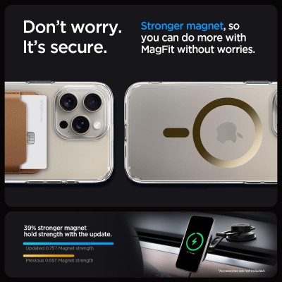 Чохол Spigen для iPhone 15 Pro, Ultra Hybrid MagFit, Gold (ACS06718)