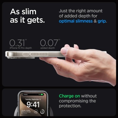 Чохол Spigen для iPhone 15 Pro, Ultra Hybrid MagFit, Gold (ACS06718)