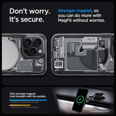 Чохол Spigen для iPhone 15 Pro, Ultra Hybrid MagFit, Zero One (ACS06721)