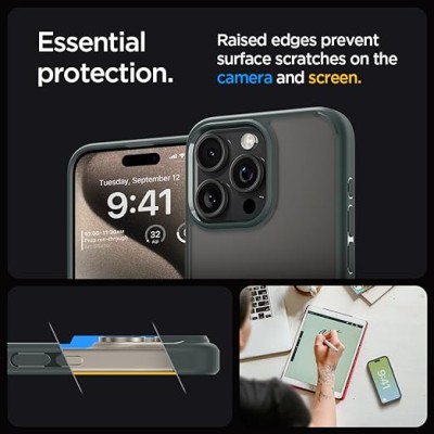Чохол Spigen для iPhone 15 Pro, Ultra Hybrid, Frost Green (ACS06710)