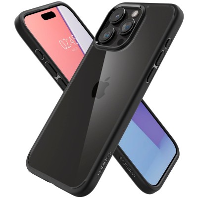 Чохол Spigen для iPhone 15 Pro, Ultra Hybrid, Matte Black (ACS06713) Чохол Spigen для iPhone 15 Pro, Ultra Hybrid, Matte Black (ACS06713)