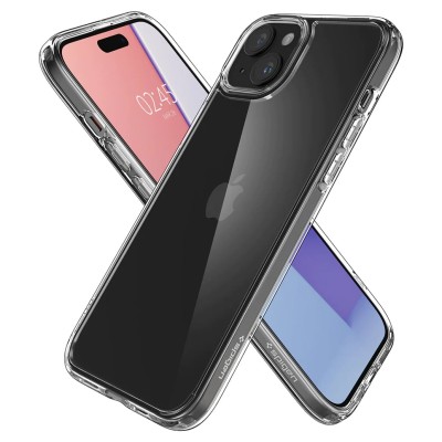 Чохол Spigen для iPhone 15, Crystal Hybrid, Crystal Clear (ACS06483)