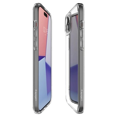 Чохол Spigen для iPhone 15, Crystal Hybrid, Crystal Clear (ACS06483)