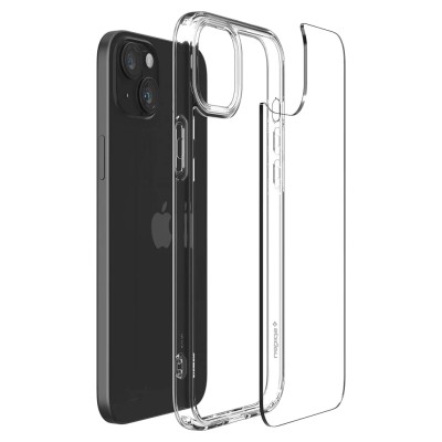 Чохол Spigen для iPhone 15, Crystal Hybrid, Crystal Clear (ACS06483)