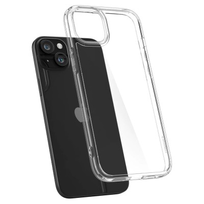 Чохол Spigen для iPhone 15, Crystal Hybrid, Crystal Clear (ACS06483)