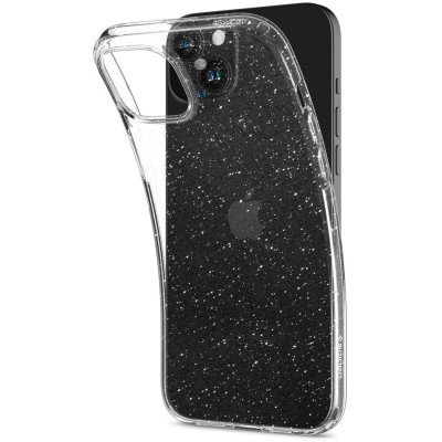 Чохол Spigen для iPhone 15, Liquid Crystal Glitter, Crystal Quartz (ACS06788) Чохол Spigen для iPhone 15, Liquid Crystal Glitter, Crystal Quartz (ACS06788)