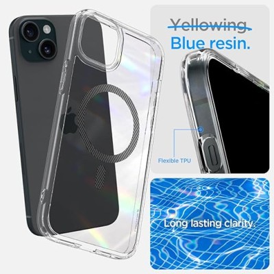 Чохол Spigen для iPhone 15, Ultra Hybrid MagFit, Black (ACS06803) Чохол Spigen для iPhone 15, Ultra Hybrid MagFit, Black (ACS06803)
