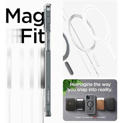 Чохол Spigen для iPhone 15, Ultra Hybrid MagFit, Black (ACS06803) Чохол Spigen для iPhone 15, Ultra Hybrid MagFit, Black (ACS06803)