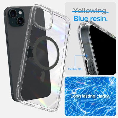 Чохол Spigen для iPhone 15, Ultra Hybrid MagFit, Graphite (ACS06804)