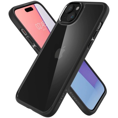 Чохол Spigen для iPhone 15, Ultra Hybrid, Matte Black (ACS06799) Чохол Spigen для iPhone 15, Ultra Hybrid, Matte Black (ACS06799)