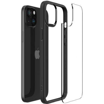Чохол Spigen для iPhone 15, Ultra Hybrid, Matte Black (ACS06799) Чохол Spigen для iPhone 15, Ultra Hybrid, Matte Black (ACS06799)