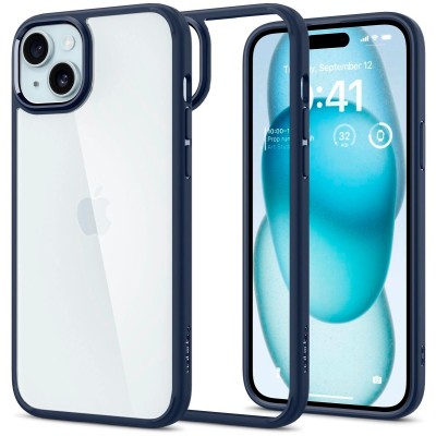 Чохол Spigen для iPhone 15, Ultra Hybrid, Navy Blue (ACS06801)