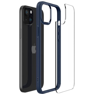 Чохол Spigen для iPhone 15, Ultra Hybrid, Navy Blue (ACS06801)