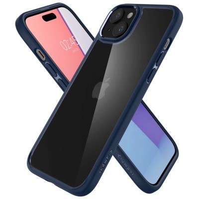 Чохол Spigen для iPhone 15, Ultra Hybrid, Navy Blue (ACS06801)