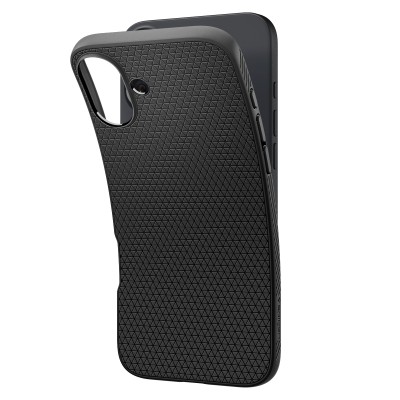 Чохол Spigen для iPhone 16 Plus, Liquid Air, Matte Black (ACS08066)