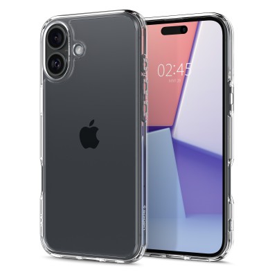 Чохол Spigen для iPhone 16 Plus, Ultra Hybrid, Crystal Clear (ACS08069)