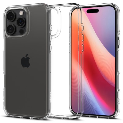 Чохол Spigen для iPhone 16 Pro Max, Ultra Hybrid, Crystal Clear (ACS07992) Чохол Spigen для iPhone 16 Pro Max, Ultra Hybrid, Crystal Clear (ACS07992)